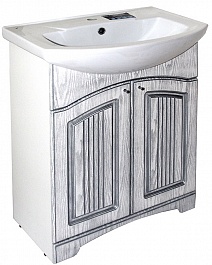 Mixline Мебель для ванной Крит 65 патина серебро – фотография-3