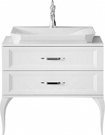 Aqwella Мебель для ванной LaDonna 85 белый глянец – фотография-2