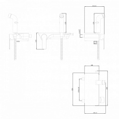 Lemark Смеситель Bellario LM7168CW для биде – фотография-2