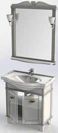 Aquanet Мебель для ванной Николь 80 орех (180515) – фотография-4