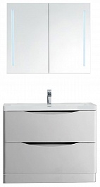 BelBagno Мебель для ванной напольная ANCONA-N 900 Bianco Lucido, подсветка – фотография-1