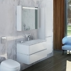 Am.Pm Мебель для ванной Sensation 80 R белая – фотография-12