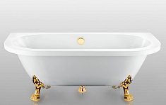 Magliezza Акриловая ванна на лапах Elena (168,5х78) ножки золото