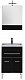 Aquanet Тумба с раковиной Верона 58 напольная, дверцы, черная – картинка-15