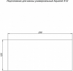 Aquanet Подголовник для ванны Aquanet X12 – фотография-4