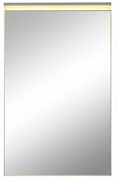 De Aqua Зеркало-шкаф для ванной Алюминиум 50 (AL 501 050 S) серебро – фотография-8