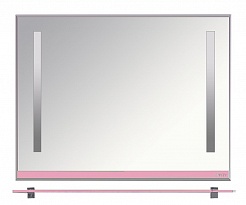Misty Зеркало для ванной Джулия 105 розовое – фотография-1