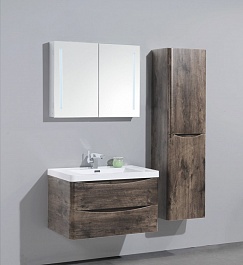 BelBagno Тумба с раковиной подвесная ANCONA-N 800 Rovere Moro – фотография-4