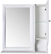 ASB-Woodline Мебель для ванной Гранда 85, шкафчик, белый (патина серебро), массив ясеня – картинка-20