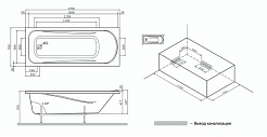 Am.Pm Акриловая ванна Sense New 170x70 W76A-170-070W-A – фотография-4