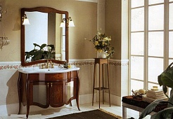 Demax Зеркало для ванной "Версаль NEW 110" сerezo – фотография-4