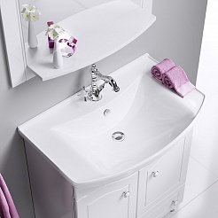 Aqwella Мебель для ванной Франческа 65, зеркало-шкаф – фотография-11