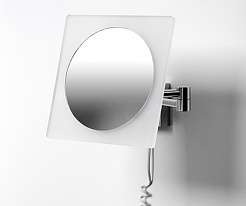 WasserKRAFT Зеркало увеличительное K-1008 с LED-подсветкой – фотография-2