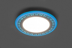 Feron Светодиодный светильник AL2440 встраиваемый 16W 4000K с синей подсветкой – фотография-2