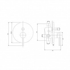 Omnires Смеситель для ванны Y1235CR – фотография-2