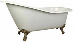 Фэма Чугунная ванна "Gracia", ножки бронза, покрытие хром, золото или бронза
