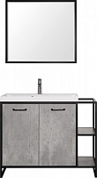 Style Line Мебель для ванной Лофт Classic 80/100 L бетон