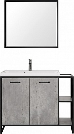 Style Line Мебель для ванной Лофт Classic 80/100 L бетон – фотография-1