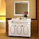 Водолей Мебель для ванной "Анжелика 120" F-1 коричневая – фотография-16