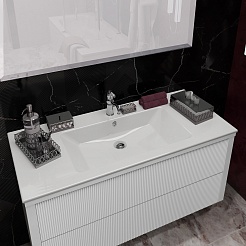 Opadiris Мебель для ванной Рубинно 120 подвесная белая – фотография-6