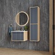 Onika Мебель для ванной Дайлер 60 подвесная графит/дуб сонома – картинка-23