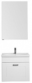 Aquanet Мебель для ванной "Рондо 70" белый (1 ящик) камерино – фотография-1