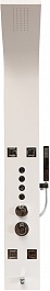Denberg Душевая панель LT-202 с термостатом белая матовая – фотография-2