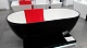 Ravak Акриловая ванна Freedom O ART черная, со смесителем – картинка-10
