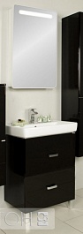 Акватон Мебель для ванной "Америна 60 Н" L черная – фотография-1