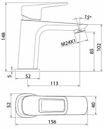 Iddis Смеситель для раковины Spin SPISB00i01 – фотография-6