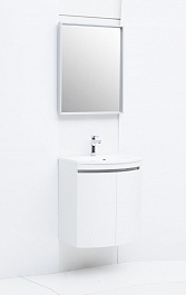 De Aqua Мебель для ванной Токката 60, зеркало Алюминиум – фотография-12