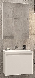 Velvex Мебель для ванной Klaufs 60 белая, 1 ящик – фотография-1