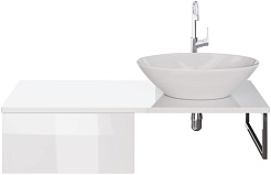 Dreja Мебель для ванной Box Line 120 подвесная белая – фотография-5
