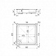 Универсал Поддон чугунный эмалированный 80x80 – фотография-4