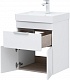 Aquanet Мебель для ванной Ирис New 50 подвесная белая глянцевая – фотография-33