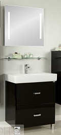 Акватон Мебель для ванной "Америна 80 Н" черная – фотография-1