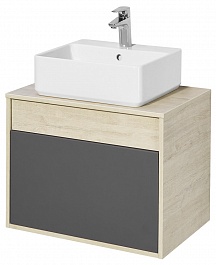 Акватон Мебель для ванной Лофт Урбан 65 графит\орегон, GEOMETRY 45 – фотография-4