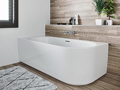Riho Акриловая ванна DESIRE 184x84 R Velvet White – фотография-2