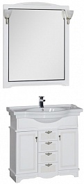 Aquanet Мебель для ванной "Луис 90" белая (176645) – фотография-1