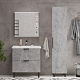 Volna Мебель для ванной Twing 80.2Y белая/бетон – фотография-21