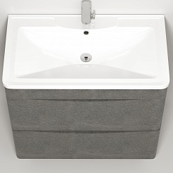 Водолей Мебель для ванной Adel 100 серый камень – фотография-4
