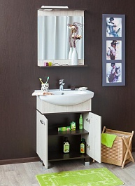 Sanflor Мебель для ванной Толедо 75 венге, орегон – фотография-10
