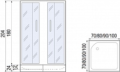 Мономах Душевой уголок ДУ 70/180 МЗ – фотография-3