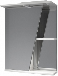 Какса-а Зеркальный шкаф Астра 55 L с подсветкой – фотография-1