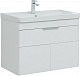 Aquanet Мебель для ванной Ирис New 80 подвесная белая глянцевая – фотография-23