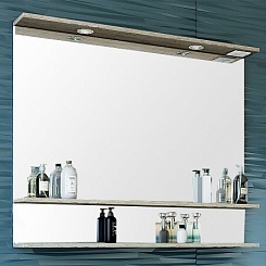 Sanflor Мебель для ванной Бруно 105 белый, орегон – фотография-7