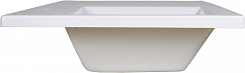 Brevita Тумба с раковиной Grafit 100 L под стиральную машину белая – фотография-9