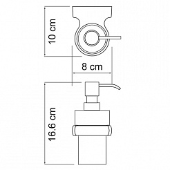 WasserKRAFT Дозатор для жидкого мыла "Berkel K-6899" – фотография-3