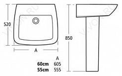 Ideal Standard Пьедестал для раковины Ventuno T408701 – фотография-2