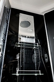 Deto Душевая кабина BМ4510 LED BLACK с гидромассажем – фотография-3